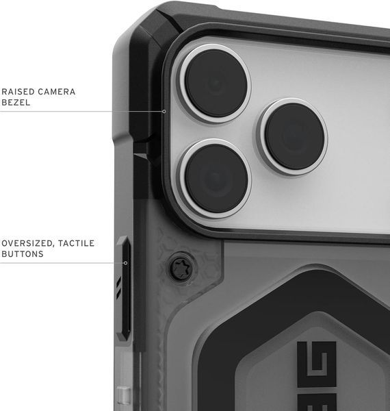 Чохол UAG Pathfinder MagSafe Ash Black для iPhone 17 Pro уцінка 3142665730 фото