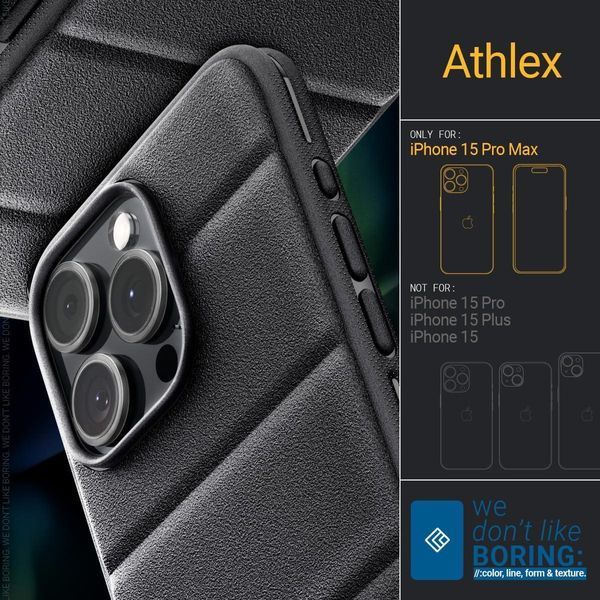 Чохол Caseology Athlex Active Black для iPhone 15 Pro Max ACS06623 2000661776 фото