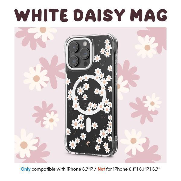 Чохол Spigen Cyrill Cecile MagSafe White Daisy для iPhone 15 Pro Max ACS06624 2502216667 фото