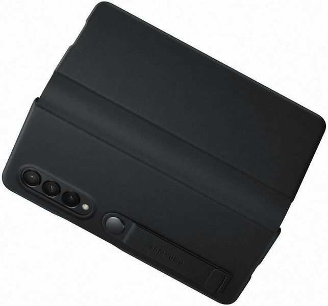Чехол Samsung Leather Flip Cover Black для Galaxy Z Fold 3 5G 1756412315 фото
