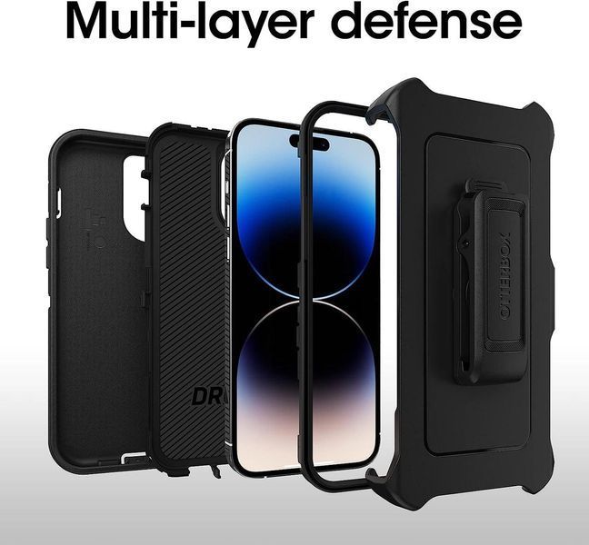 Чохол OtterBox Defender Series Black для iPhone 14 Pro Max 1962234382 фото