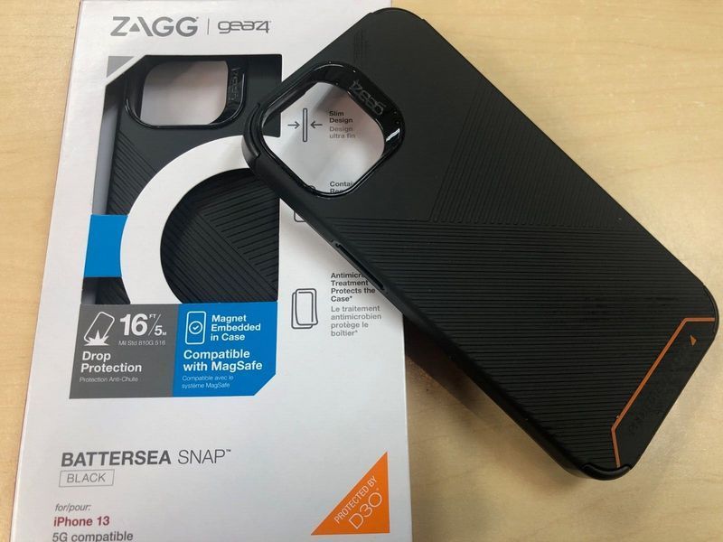 Чехол Zagg Gear4 Battersea Snap D30 Black with MagSafe для iPhone 13 | 14 1835586226 фото
