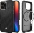 Чохол Spigen Enzo Aramid MagFit Black Natural для iPhone 16 Pro ACS08508