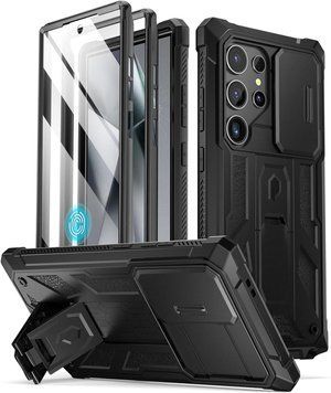Захисний чохол 360&deg; Poetic Spartan Matte Black для Samsung Galaxy S24 Ultra SM-S928 2231039255 фото
