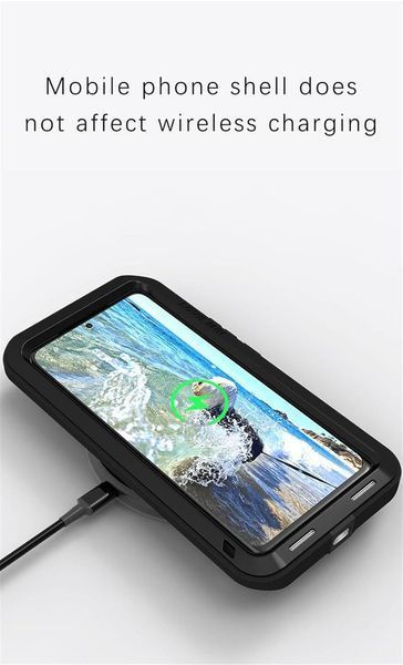 Захисний чохол Love Mei PowerFul Black для Samsung Galaxy S23 Ultra SM-S918
