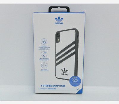 Чохол Adidas 3-Stripes Snap Moulded White для Iphone XR 1148284034 фото