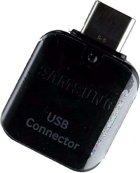 Перехідник Samsung OTG USB на Type-C Black 1962247000 фото