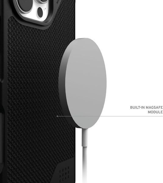 Чохол UAG Metropolis LT Kevlar MagSafe Black для iPhone 16 Pro 3082020231 фото