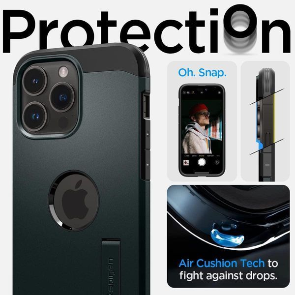 Чехол Spigen Tough Armor with MagSafe Abyss Green для iPhone 14 Pro Max