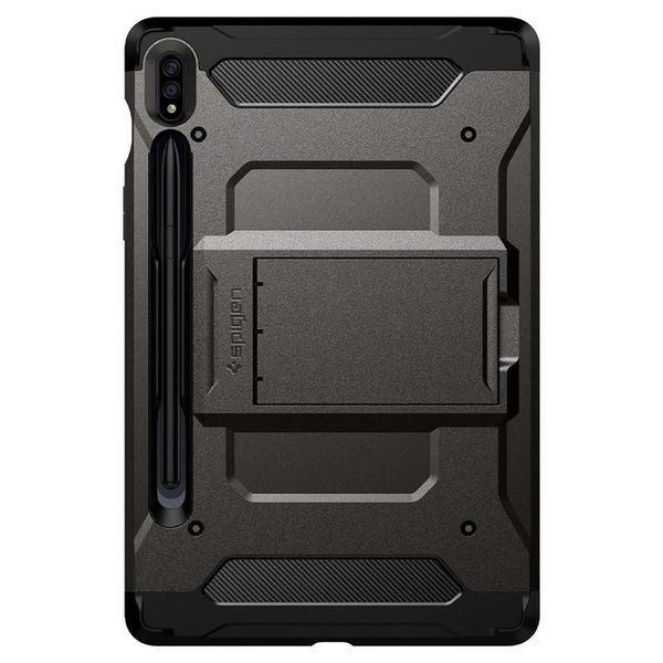Чехол Spigen Tough Armor Pro Gunmental для Galaxy Tab S7 | S8 ACS01605 1835602140 фото