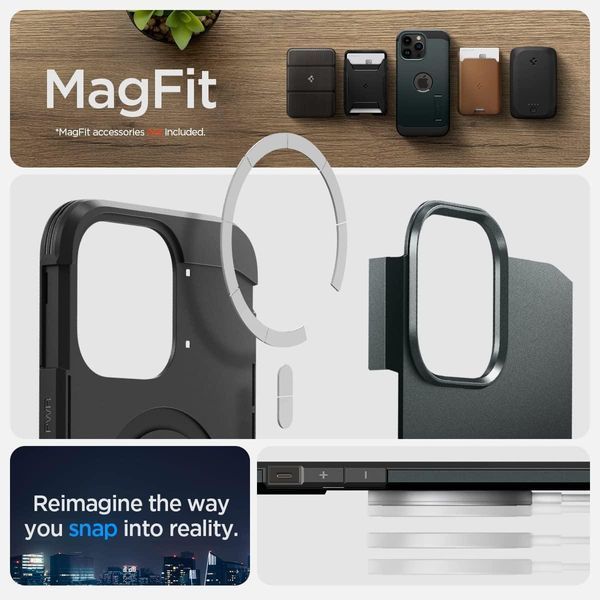 Чехол Spigen Tough Armor with MagSafe Abyss Green для iPhone 14 Pro Max