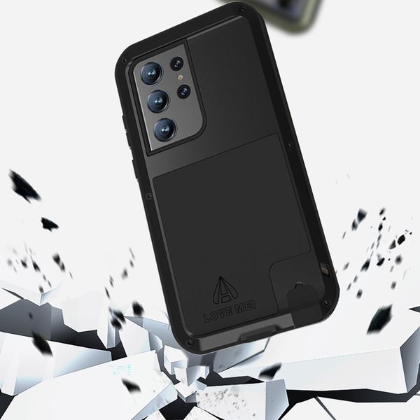 Захисний чохол Love Mei PowerFul Black для Samsung Galaxy S23 Ultra SM-S918