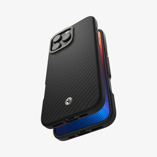 Чохол Spigen Enzo Aramid MagFit Black Natural для iPhone 16 Pro ACS08508 2367175976 фото