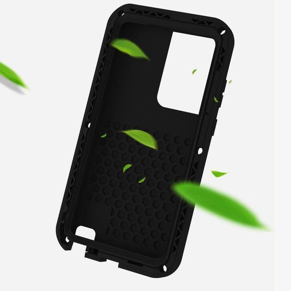 Захисний чохол Love Mei PowerFul Black для Samsung Galaxy S23 Ultra SM-S918