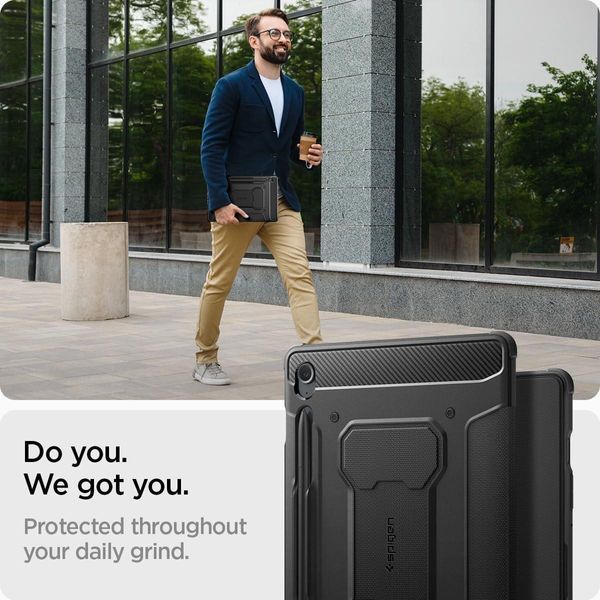 Чехол Spigen Rugged Armor Pro Black для Samsung Galaxy Tab S9 FE ACS06857 2102683524 фото