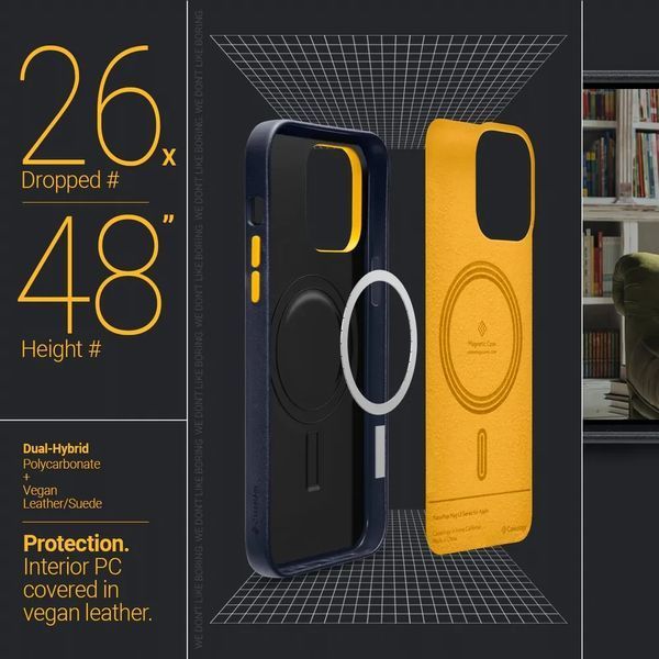 Чехол Caseology Nano Pop LE Mag Blueberry Navy для iPhone 14 Pro Max ACS05085 1706499613 фото