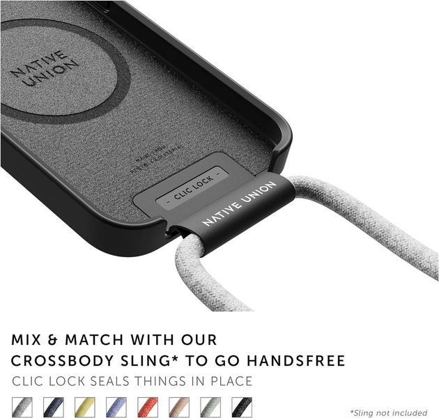 Чохол Native Union Clic Pop Magnetic Slate для iPhone 13 Pro