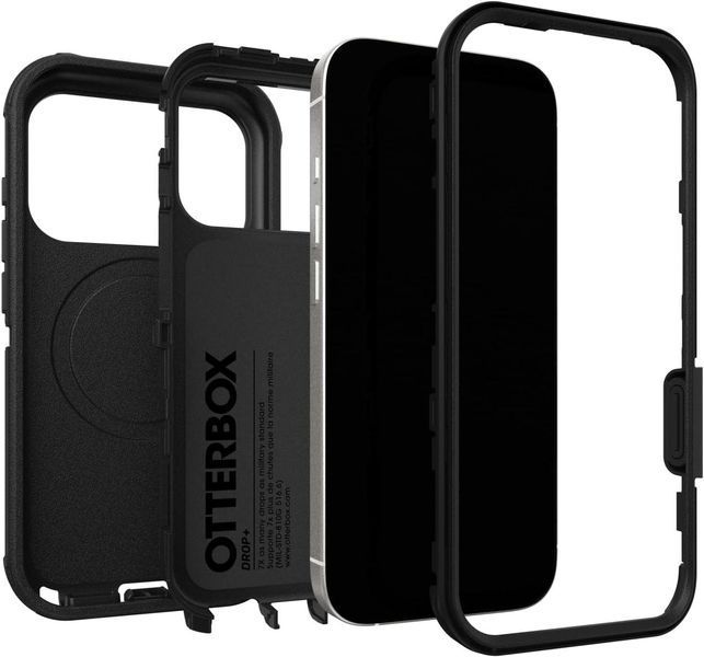 Чохол OtterBox Defender Pro Series MagSafe Black для iPhone 17 Pro 2852993811 фото