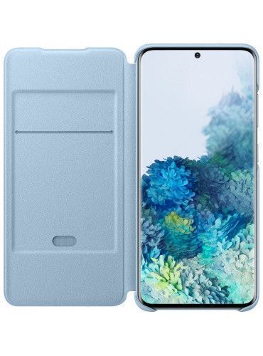 Оригинальный чехол-книжка Smart LED View Cover Blue для Samsung Galaxy S20 SM-G980 1553198982 фото