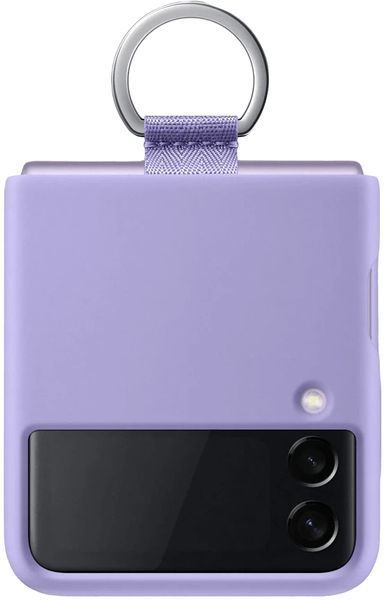 Чехол Samsung Silicone Cover With Ring Lavender для Galaxy Flip 4 EF-PF721TVEGUA 1985870968 фото