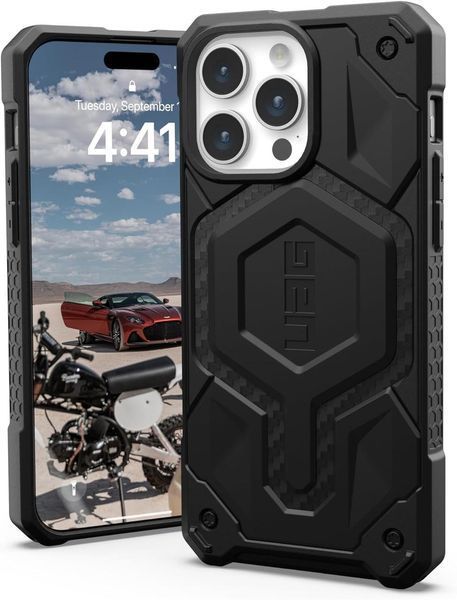 Чохол UAG Monarch Pro MagSafe Carbon Fiber для iPhone 15 Pro Max 2282423352 фото