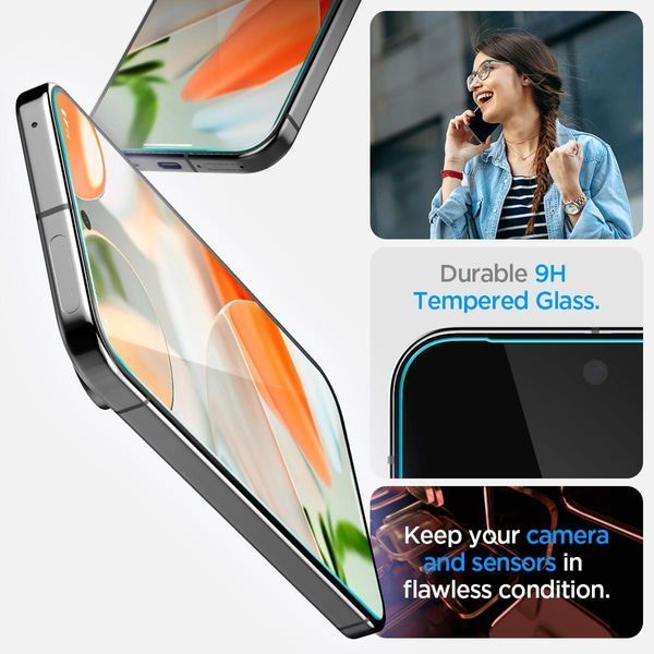 Защитное стекло Spigen [GlasTR EZ FIT] 2-Pack для Google Pixel 9 | 9 Pro | 10 | 10 Pro AGL08442 2581712437 фото