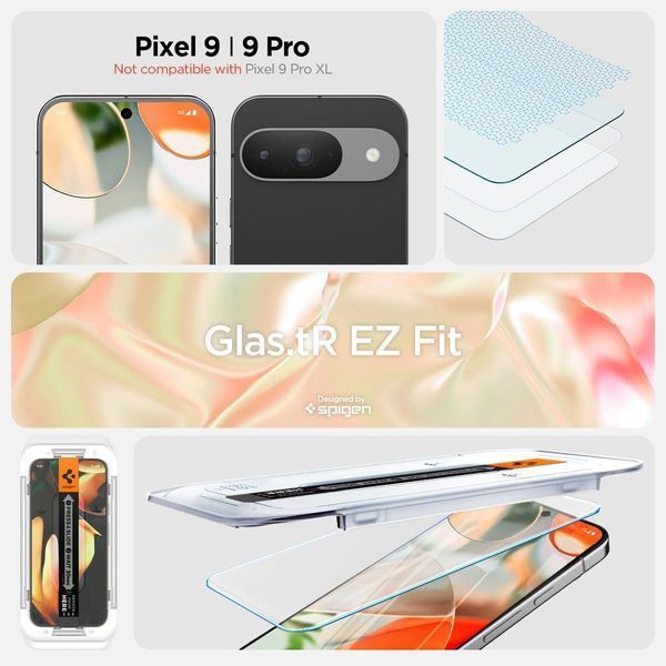 Защитное стекло Spigen [GlasTR EZ FIT] 2-Pack для Google Pixel 9 | 9 Pro | 10 | 10 Pro AGL08442 2581712437 фото