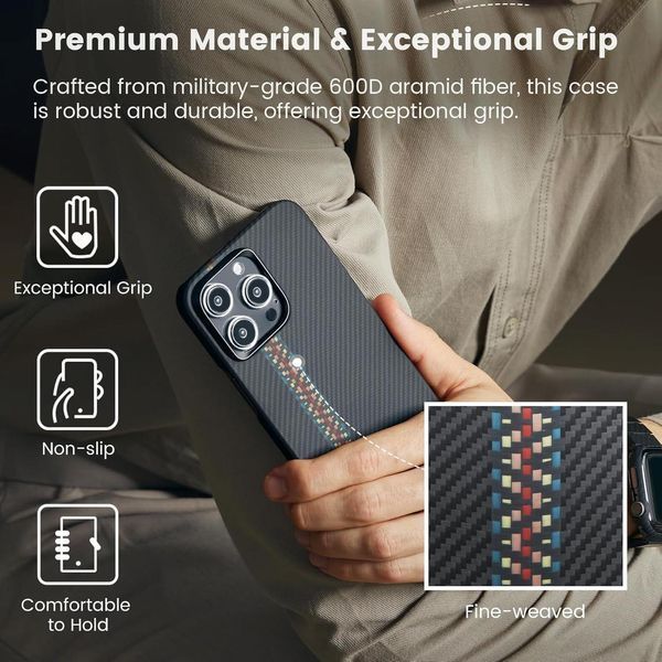 Чехол Pitaka MagEZ Case 4 Rhapsody для iPhone 15 Pro Max 2394194059 фото
