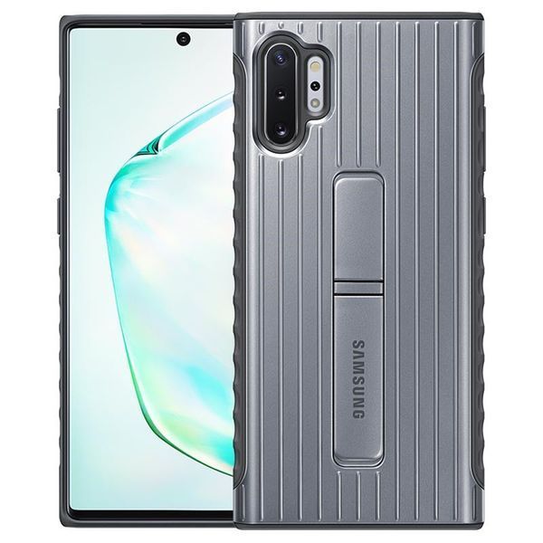 Чехол Samsung Protective Standing Cover Silver для Galaxy Note 10 Plus SM-N975 1351752068 фото