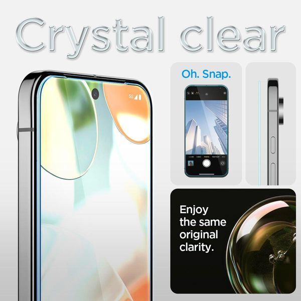 Защитное стекло Spigen [GlasTR EZ FIT] 2-Pack для Google Pixel 9 | 9 Pro | 10 | 10 Pro AGL08442 2581712437 фото
