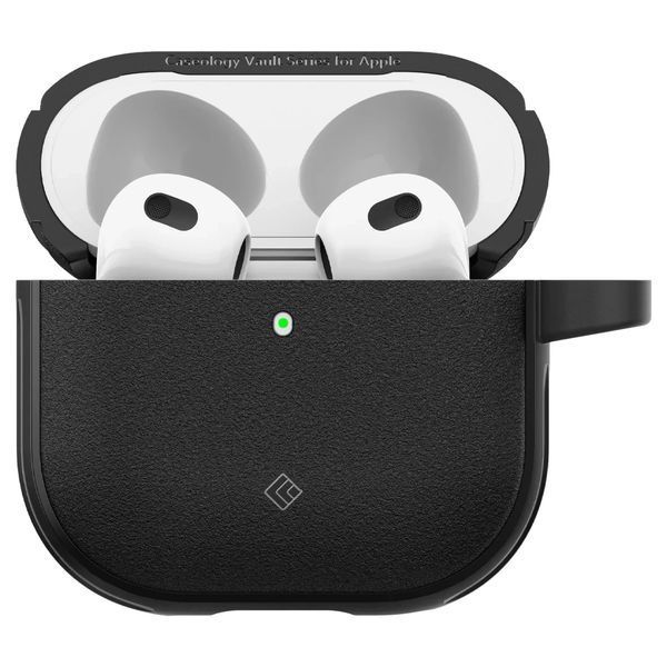 Чехол Caseology Vault Matte Black для Apple AirPods 4 ACS08655 2419342298 фото