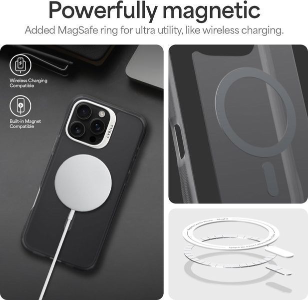 Чохол Spigen Cyrill UltraSheer MagSafe Space Gray для iPhone 16 Pro Max 2509926912 фото