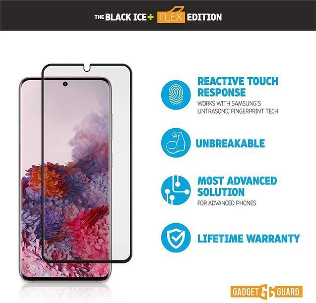Защитная пленка Gadget Guard Black Ice Flex Screen Protector для Samsung Galaxy S20 SM-G980 (без упаковки) 1878146862 фото