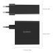 Зарядное устройство на 4 USB-A порта Orico DCW-4U-EU 30W Black 1428205273 фото 2