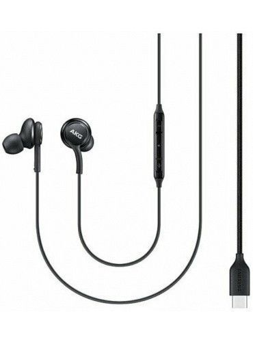 Оригинальные наушники-гарнитура Samsung AKG Black Type-C без заводской упаковки 1628945695 фото