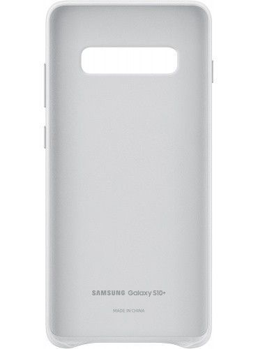 Чохол Samsung Leather Back Cover White для Samsung Galaxy S10 Plus SM-G975 1515740999 фото
