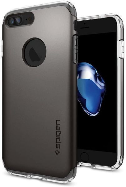 Чохол Spigen Hybrid Armour Gunmetal для iPhone 7 Plus | 8 Plus 1148507614 фото
