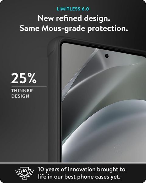 Чохол Mous MagSafe Limitless 6.0 Aramid Fiber для Samsung Galaxy S25 Ultra 2853997215 фото