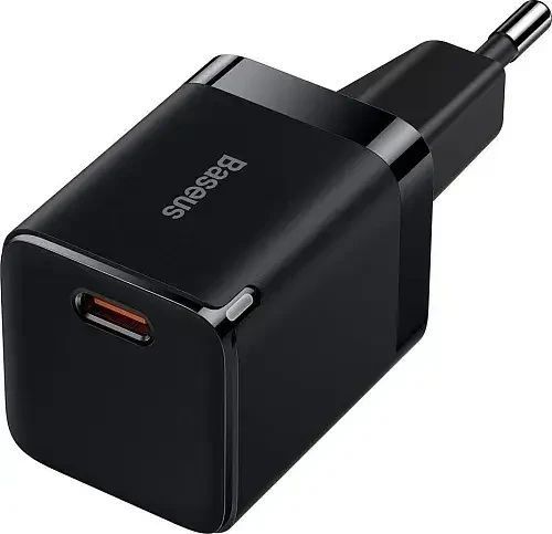 Зарядний пристрій Baseus GaN3 Fast Charger Type-C 30 W Black 1891570123 фото
