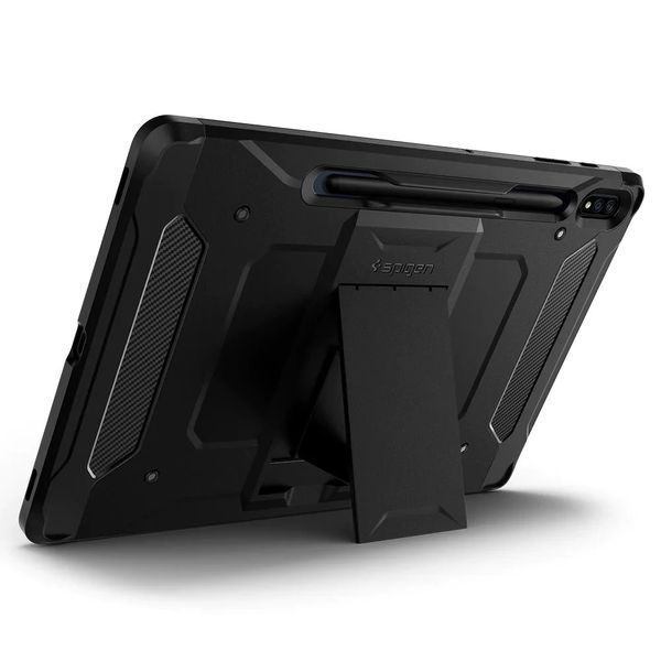 Чехол Spigen Tough Armor Pro Black для Galaxy Tab S7 Plus | S8 Plus ACS01609 1837392172 фото