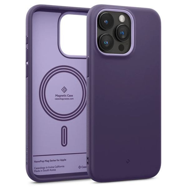 Чохол Caseology Nano Pop Mag Grape Purple для iPhone 15 Pro ACS06755 2000718159 фото