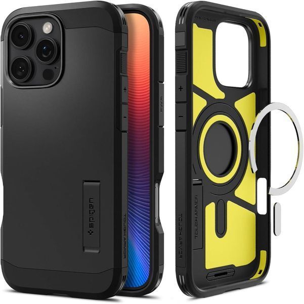 Чехол Spigen Tough Armor MagFit Black для iPhone 16 Pro ACS08146 2368301615 фото