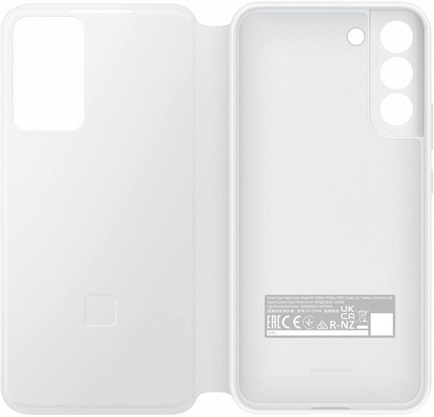 Чохол Samsung Clear View Cover White для Galaxy S22 Plus SM-906 2699801012 фото