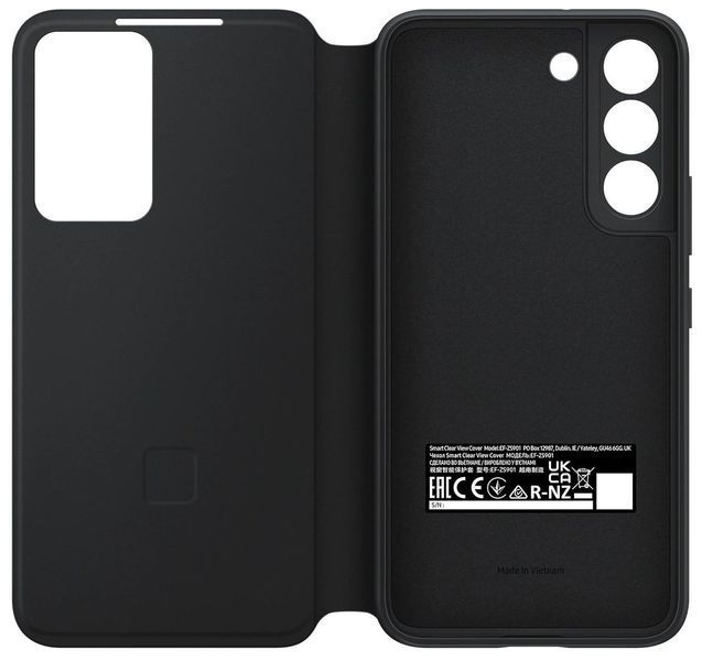 Чохол Samsung Clear View Cover Black для Galaxy S22 SM-901