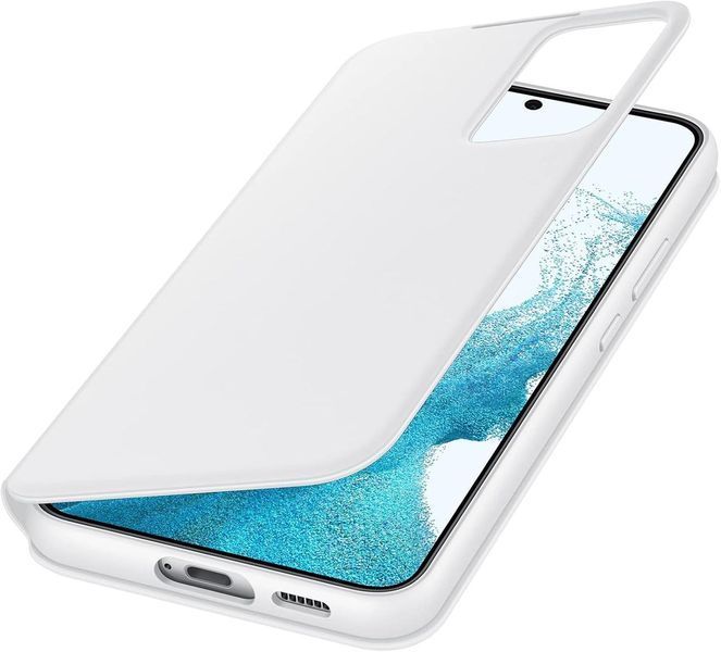 Чохол Samsung Clear View Cover White для Galaxy S22 Plus SM-906 2699801012 фото