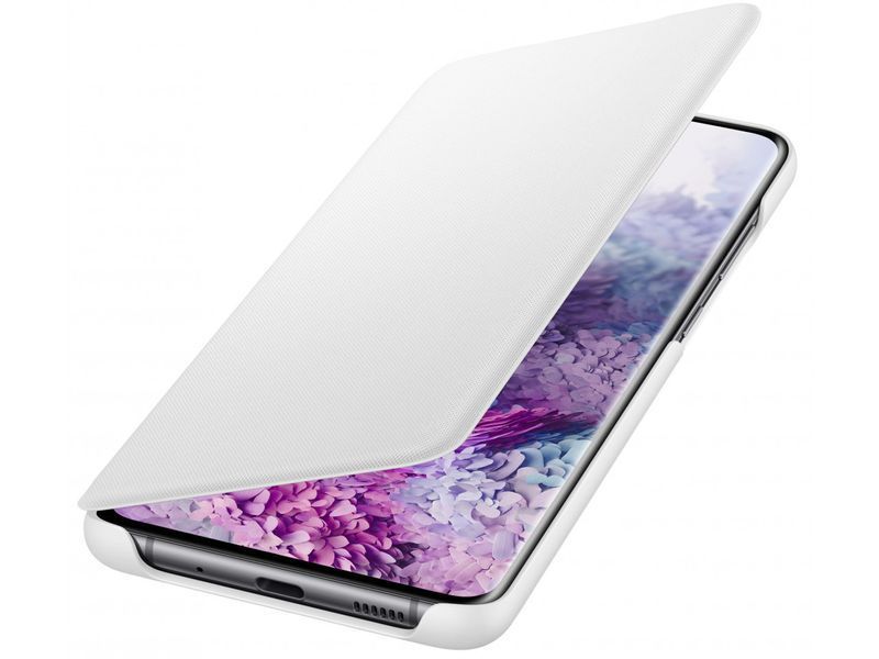 Оригинальный чехол-книжка Smart LED View Cover White для Samsung Galaxy S20 Plus SM-G985