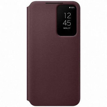 Чохол Samsung Clear View Cover Burgundy для Galaxy S22 SM-901 1739457366 фото