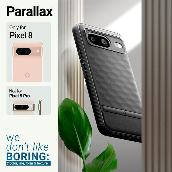 Чохол Caseology Parallax Matte Black для Google Pixel 8 2078032047 фото