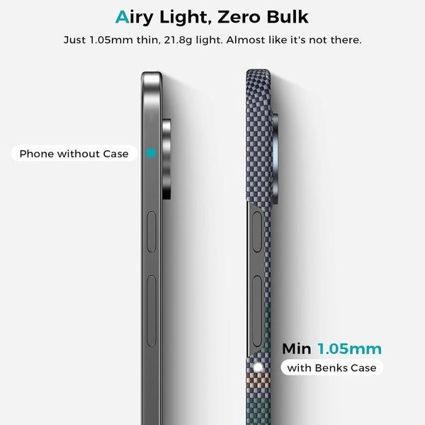 Чохол BENKS Aurora ArmorAir (Dupont Kevlar, MagSafe) для Google Pixel 10 Pro Xl 2787183588 фото
