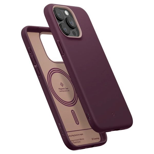 Чохол Caseology Nano Pop Mag Burgundy Bean для iPhone 15 Pro ACS06756 2000720968 фото